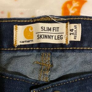 Women’s CARHARTT Layton slim fit Skinny leg size 14 jeans  NEW